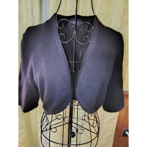 Cashmere Black Shrug Sweater